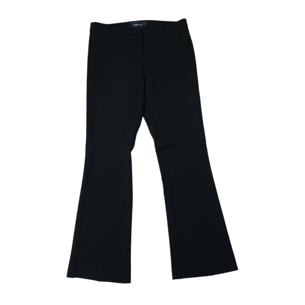 Derek Lam NWT Black Pants 6 Flare Leg Trouser Solid New 42